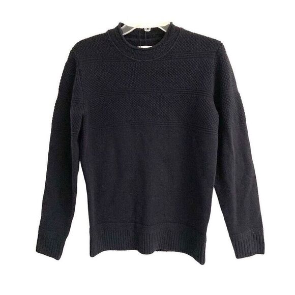 Taylor Stitch Ventana Sweater In Navy Merino Wool XS 36 Unisex NWT - Picture 2 of 15